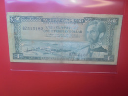 ETHIOPIE 1$ 1966 Circuler (B.33) - Etiopia