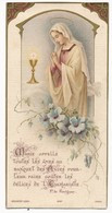 Image Pieuse Chromo Art Nouveau Marie Appelle Toutes Les âmes...Eucharistie - Editeur Bouasse-Lebel N°5287 -  Holy Card - Devotion Images