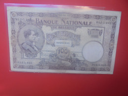 BELGIQUE 100 FRANCS 1921 (Date + Rare) Circuler COTES:45-90-225 EURO (B.33) - 100 Franchi & 100 Franchi-20 Belgas