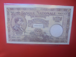 BELGIQUE 100 FRANCS 1924 (Date + Rare) Circuler COTES:25-50-125 EURO (B.33) - 100 Francos & 100 Francos-20 Belgas