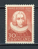GROENLAND - HANS EGEDE - N° Yvert 32** - Nuovi