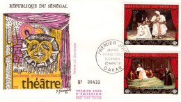 SENEGAL FDC 1972 JOURNEE INTENATIONALE DU THEATRE - Senegal (1960-...)