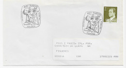3855  Carta  Figueres 1984, Gerona, Girona, Dali - Briefe U. Dokumente