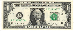 USA 1 Dollars  L  2013  UNC - Federal Reserve Notes (1928-...)