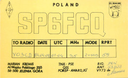 QSL Card POLAND Polish Radio Amateur Station SP6FCQ Y03CD Rysnaud - Amateurfunk