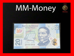 MEXICO  20 Pesos  12.7.2016   P.  122   Polymer    UNC - Messico