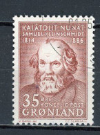 GROENLAND - SAMUEL KLEISCHMIDT - N° Yvert 55 Obli. - Used Stamps