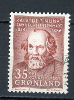 GROENLAND - SAMUEL KLEISCHMIDT - N° Yvert 55 Obli. - Usados