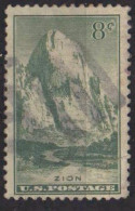 US Postage -1934 National Parks  ZION ! Cents - Gebruikt