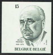 COB 2293 - ND - Bord De Feuille - Cote: 15,00 € - Jean MONET, Promoteur De L'Idée Européenne - 1988. - 1981-2000