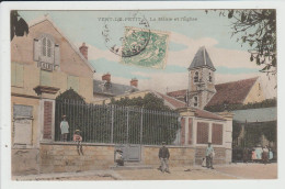 VERT LE PETIT - ESSONNE - LA MAIRIE ET L'EGLISE - Vert-le-Petit