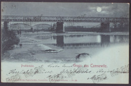 UK 15 - 22537 CZERNOWITZ, Bukowina, Bridge Over River PRUT, Litho, Ukraine - Old Postcard - Used - 1898 - Ukraine