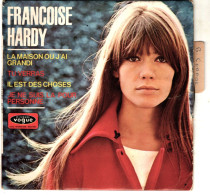 Françoise Hardy - 45 T EP La Maison Où J'ai Grandi (1966 - Languette) - 45 Rpm - Maxi-Singles