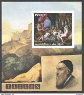 J824 Imperf 2018 Art Paintings Titian Tizian 1Bl Mnh - Autres & Non Classés