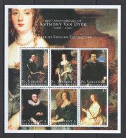 B0205 St. Vincent Art Anthony Van Dyck Paintings Father Of Portraiture 1Kb Mnh - Autres & Non Classés