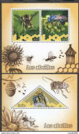 J246 2018 Honey Bees Insects Fauna 1Kb+1Bl Mnh - Abeilles