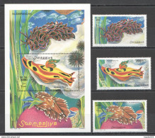 Nw1462 1999 Somalia Nudibranchs Fish Marine Life #794-6+Bl65 Michel 21 Euro Mnh - Marine Life