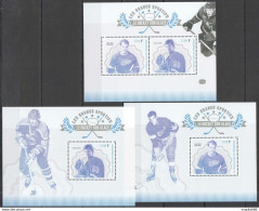 J304 2018 Hockey Legends Gordie Howe Wayne Gretzky Sport Kb+2Bl Mnh - Hockey (sur Glace)