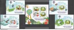 J427 2018 Scouts & Protection Environment Flora & Fauna 1Kb+4Bl Mnh - Nuovi