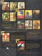 B0142 2015 Gambia World War I Wwi Posters 2Kb+2Bl Mnh - Militaria