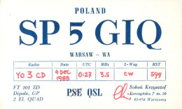 QSL Card POLAND Polish Radio Amateur Station SP5GIQ Eli - Amateurfunk