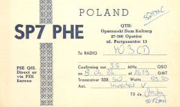 QSL Card POLAND Polish Radio Amateur Station SP7PHE Andy - Amateurfunk