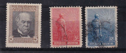 Argentine YT° 164 + 165-166 - Used Stamps