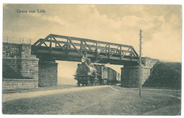 BL 26 - 24503 LIDA, Bridge & Train, Belarus - Old Postcard - Used - 1917 - Weißrussland