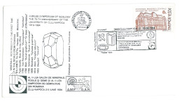 COV 91 - 3088 Geology, Mineral SYLVANIT, Romania - Cover - Used - 1994 - Tarjetas – Máximo