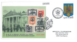 COV 91 - 3035 80 Years Since The Cluj-Oradea Philatelic Edition, Romania - Cover - Used - 2000 - Maximumkaarten