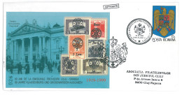 COV 91 - 3037 80 Years Since The Cluj-Oradea Philatelic Edition, Romania - Cover - Used - 2000 - Maximumkaarten