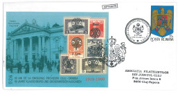 COV 91 - 3037 80 Years Since The Cluj-Oradea Philatelic Edition, Romania - Cover - Used - 2000 - Tarjetas – Máximo