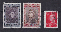 Argentine YT° 503-509 + 546 - Used Stamps