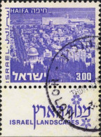 Israel Poste Obl Yv: 471 Mi:537x Haifa (TB Cachet Rond) - Gebruikt (met Tabs)