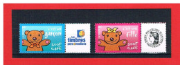 PERSONNALISES NEUFS** - 2001 - N°3431 GARCON  LOGO L.T.P Et N°3432 FILLE LOGO CERES  - Y & T - COTE: 10 EUROS - Unused Stamps