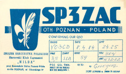 QSL Card POLAND Polish Radio Amateur Station SP3ZACGregoir - Amateurfunk