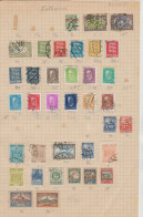 ESTONIE Sur 1 Feuille  Avec Timbres NEUFS* ET OBLITERES ( 37Valeurs)- - Estland