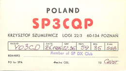 QSL Card POLAND Polish Radio Amateur Station SP3CQP Y03CD Crist - Amateurfunk