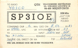 QSL Card POLAND Polish Radio Amateur Station SP3IOE Y03CD Woder - Amateurfunk