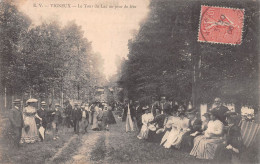VIGNEUX-sur-Seine (Essonne) - Le Tour Du Lac Un Jour De Fête - Voyagé 1906 (2 Scans) Pailly, Rue Du Violay Reyssouze Ain - Vigneux Sur Seine