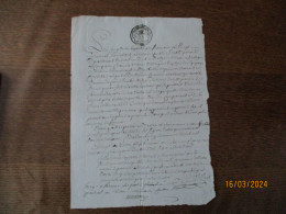 LAN CINQ DE LA REPUBLIQUE FRANCOISE LE VINGT GERMINAL FRANCOIS MARIE VASSOIGNE EMPLOYE DES EQUIPAGES MILITAIRES  VENTE - Manuscrits