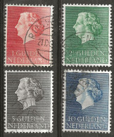 PAYS-BAS: Obl., YT N°631 à 631C, Série, TB - Used Stamps