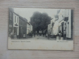Hannut - Route De Landen - Commerce F.Jacquet, Tourneur - Ed: Flamand-Godfrin - Circulé: 1904 - 2 Scans - Hannut