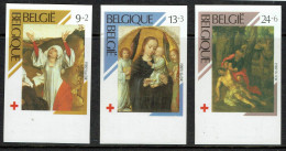 COB 2312/14 - ND - Bord De Feuille - Cote: 37,50 € - Croix-Rouge De Belgique - Tableaux - 1989. - 1981-2000