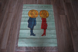 LA MONNAIE DE PARIS Pièce Argent SAVIGNAC 39x53cm 1981 - Affiches