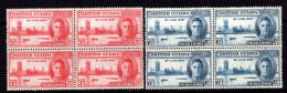 British Guiana 1946 Victory Blocks Set MNH (SG 320-321) - Guyane Britannique (...-1966)