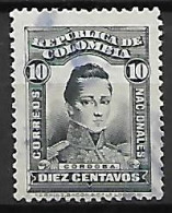 COLOMBIE   -   1917 .  Y&T N° 215 Oblitéré - Colombia