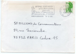 1986 - TARBES RP - XXe FIFMT Festival Du Film Et Médias Du Tourisme - Temporary Postmarks