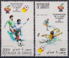 F-EX49101 DJIBOUTI 1981 MNH SPAIN SOCCER CHAMPIONSHIP FOOTBALL.  - 1982 – Spain