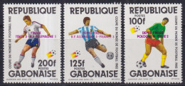 F-EX49119 GABON MNH 1982 SPAIN CHAMPIONSHIP SOCCER FOOTBALL WINNER OVERPRINT.  - 1982 – Espagne